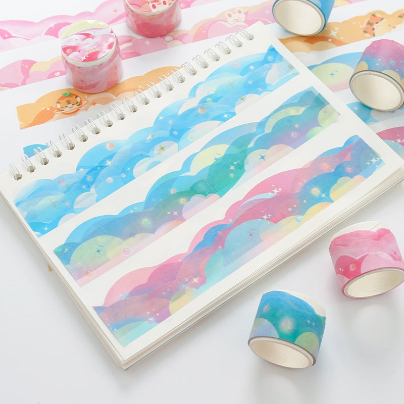 Colorful Clouds Scenery Washi Tape b4