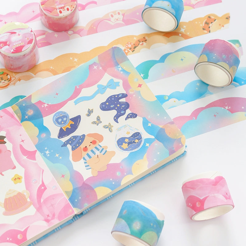 Colorful Clouds Scenery Washi Tape b