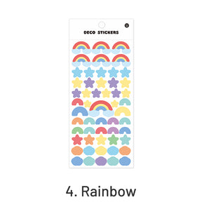 Colorful Fantasy Alphabet Symbol Holographic PVC Sticker sku-4