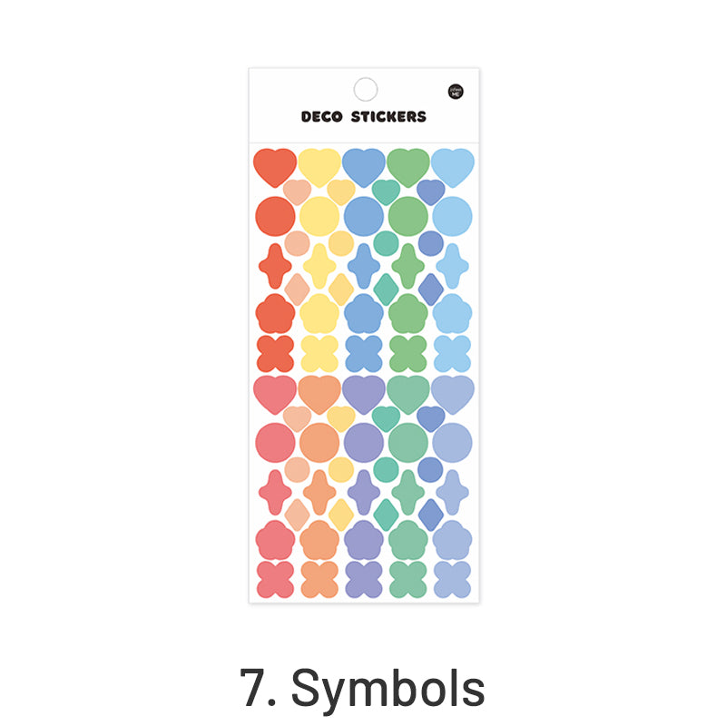 Colorful Fantasy Alphabet Symbol Holographic Vinyl Sticker sku-7