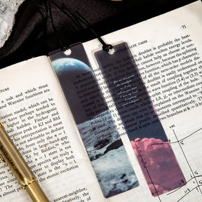 Cosmic Roaming Frosted Landscape PVC Bookmark b2