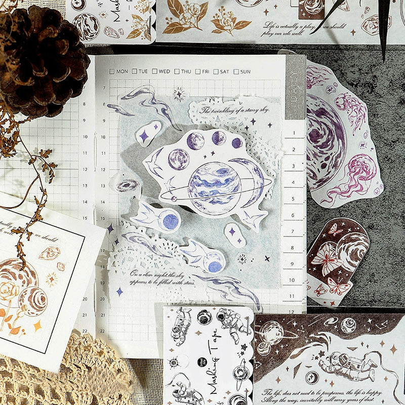 Cosmic Stars Series Tape - Journal - Stamprints 2