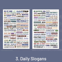3. Daily Slogans