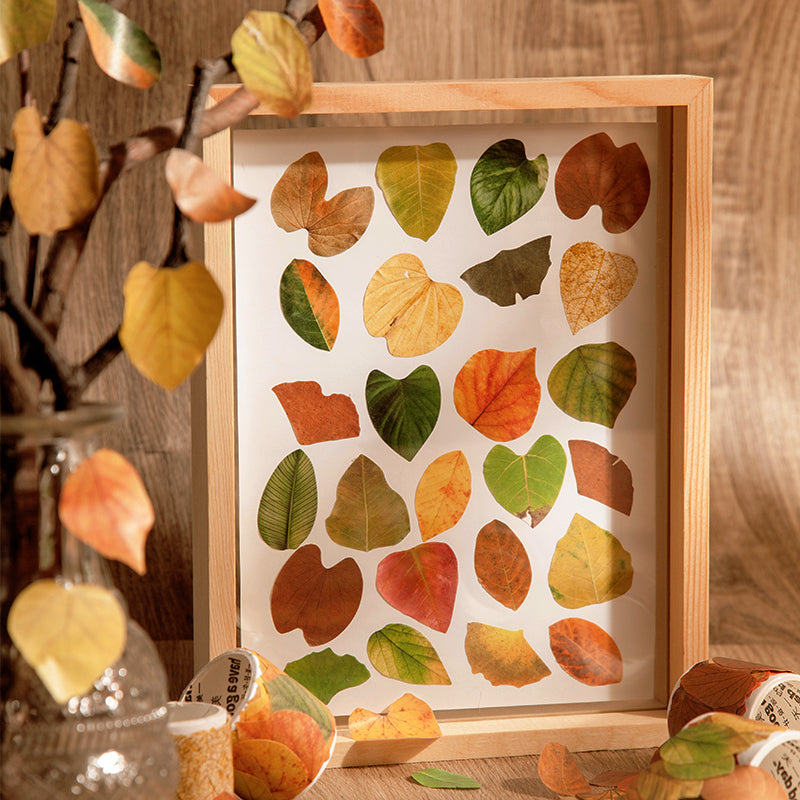 Creative Fallen Leaves Decorative Washi Tape Sticker b