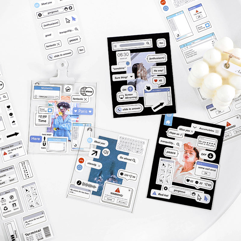 Creative Frame Label Barcode Stickers | Self-Adhesive Labels by Stamprints
