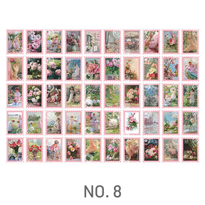 Creative Oil Painting World Stickers sku-8