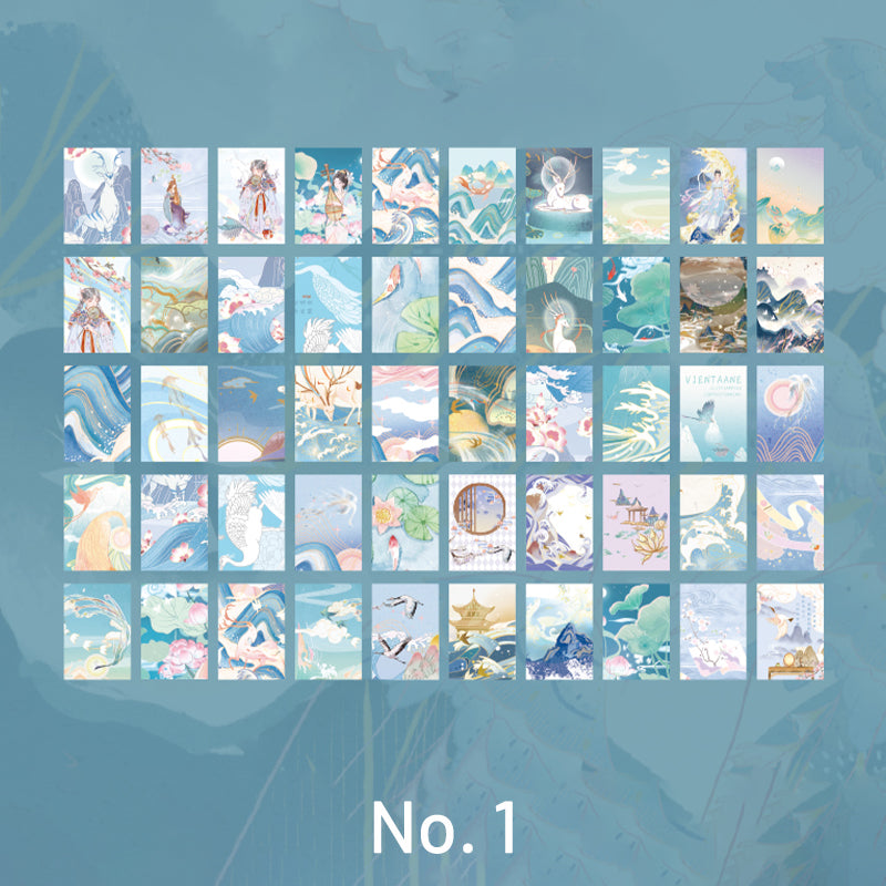 Creative Traditional Chinese Style Beauties Washi Sticker Book sku-1