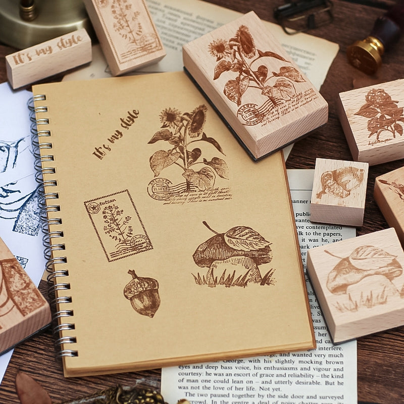 Custom Design Wooden Rubber Stamp With Your Artwork 3