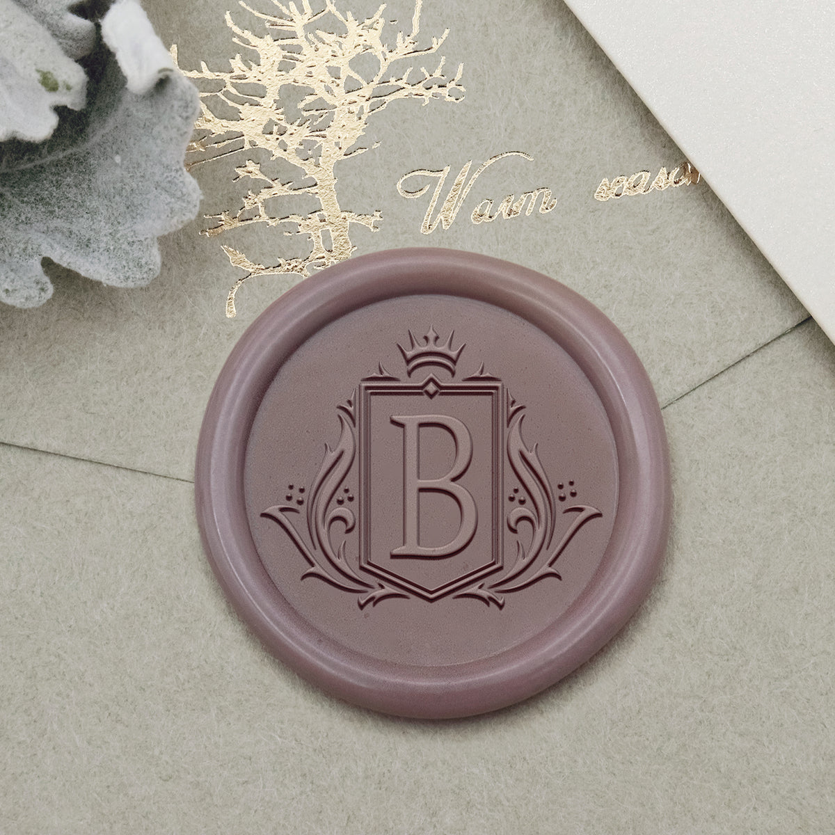 Custom Logo Wax Seal Stamp - Style 2-2