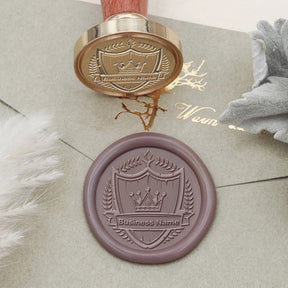 Custom Logo Wax Seal Stamp - Style 21-1