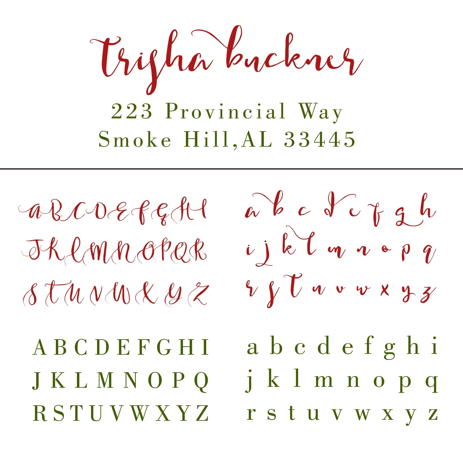 Custom Rectangular Handwriting Font Address Return Rubber Stamp - Style 10