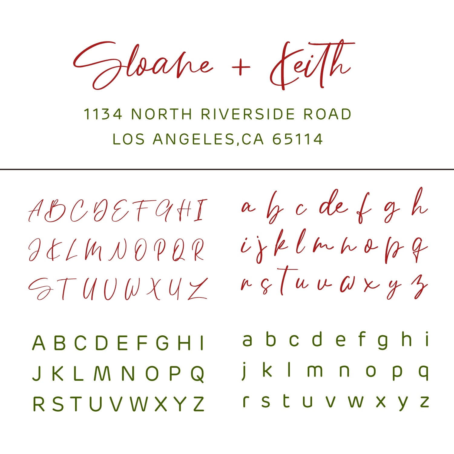 Custom Rectangular Handwriting Font Address Return Rubber Stamp - Style 11