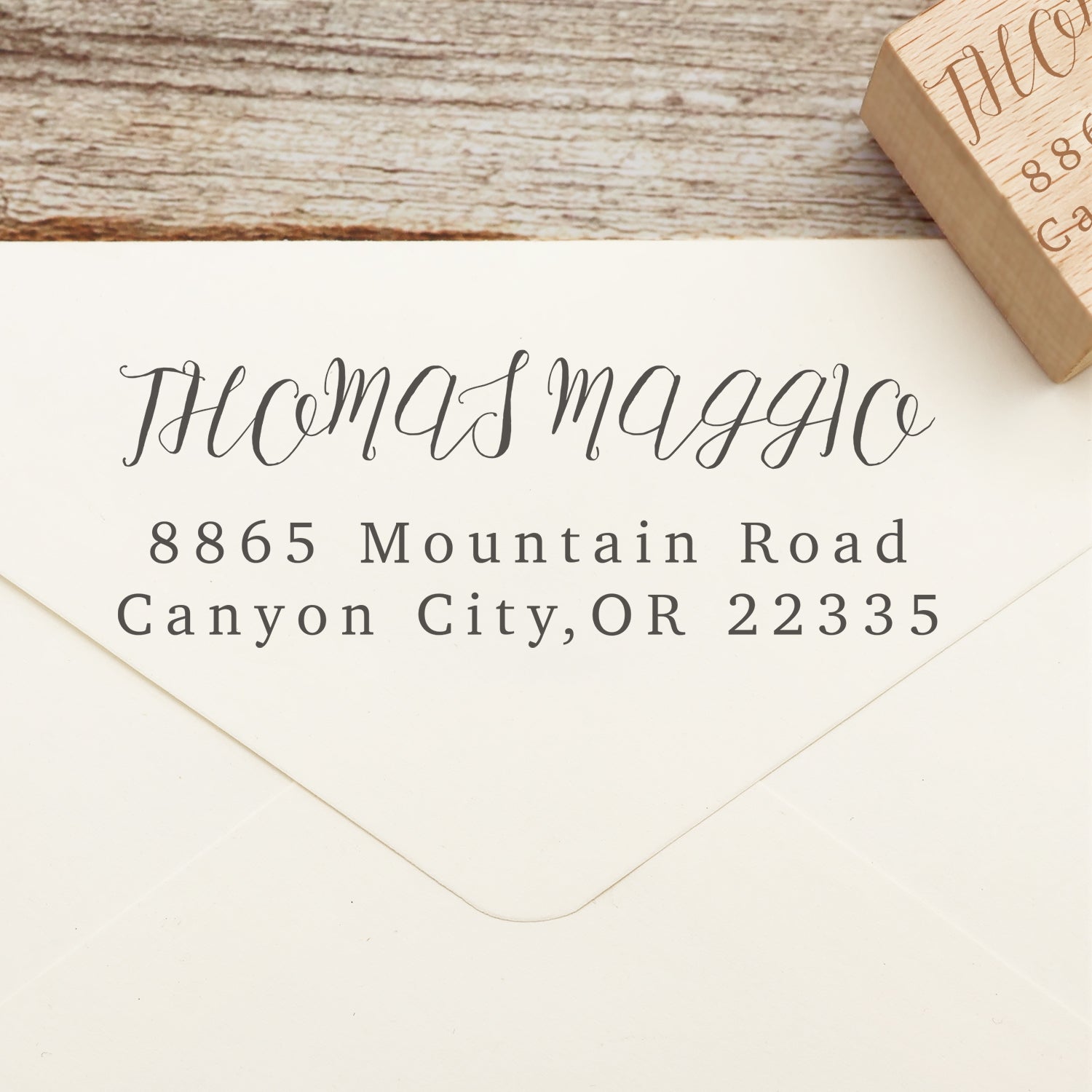 Wedding Return Address Stamp