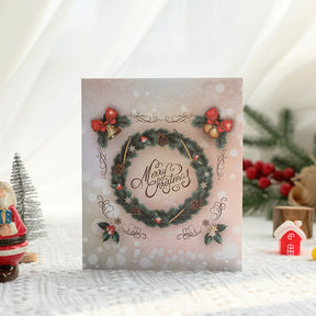 Cute 3D Christmas Tree Greeting Card b1