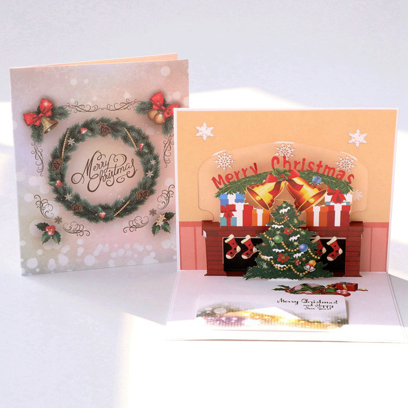 Cute 3D Christmas Tree Greeting Card b2