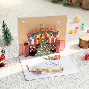 Cute 3D Christmas Tree Greeting Card c