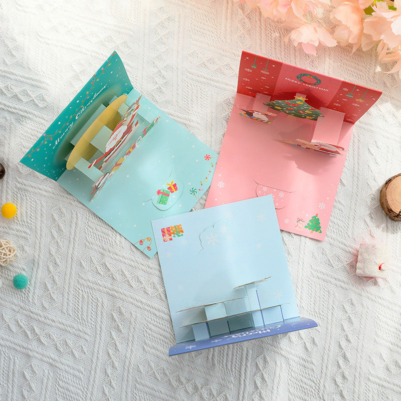 Cute 3D Merry Christmas Greeting Card b3