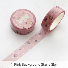  Cute Bunny Star Cloud Washi Tape sku-1