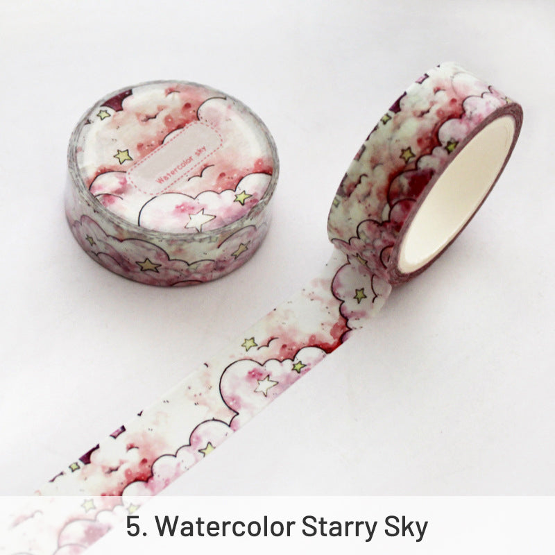  Cute Bunny Star Cloud Washi Tape sku-5