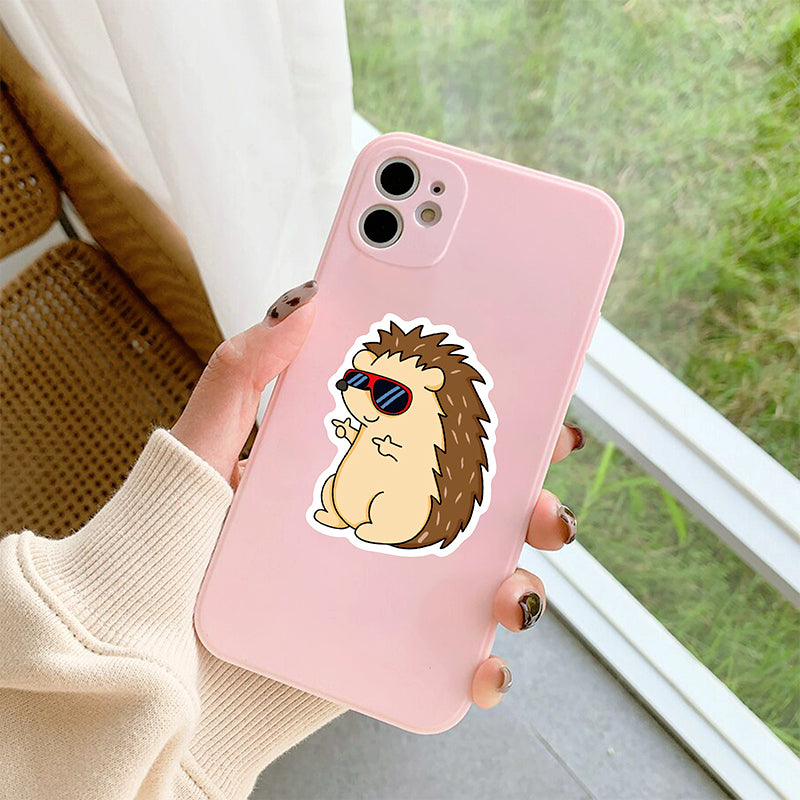 Cute Cartoon Animal Kid Journal Sticker b3