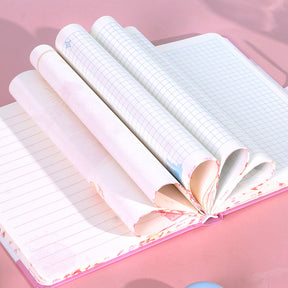 Cute Cartoon Anime Girl Diary Notebook Set b1