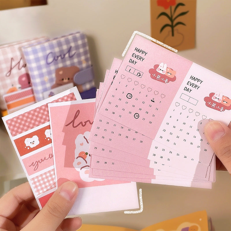 Cute Cartoon Color Page Notebook 1