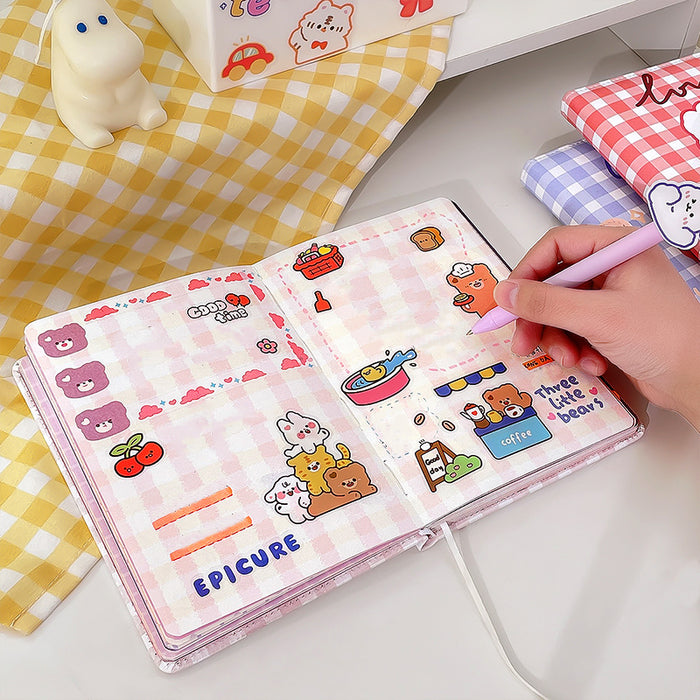 Cute Cartoon Color Page Notebook - Journal Diary| Stamprints