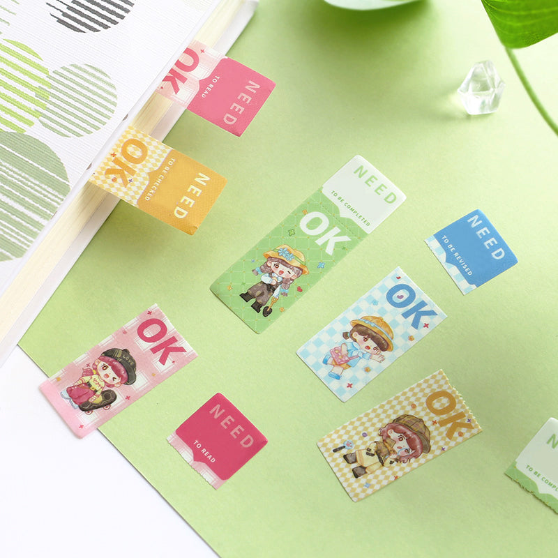 Cute Cartoon Waterproof Note Stickers | Stamprints