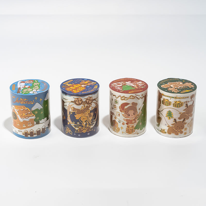 Cute Christmas Bronzing Washi Tape 10