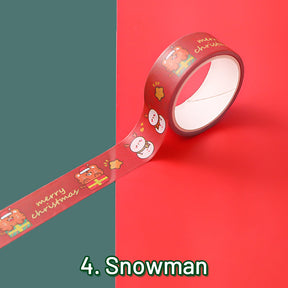 Cute Christmas Cartoon Washi Tape a