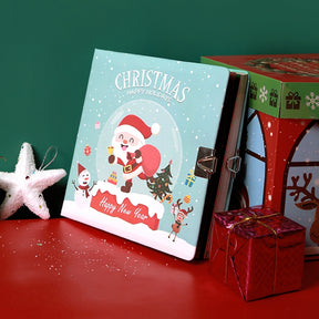 Cute Christmas Journal Notebook with Lock  b2