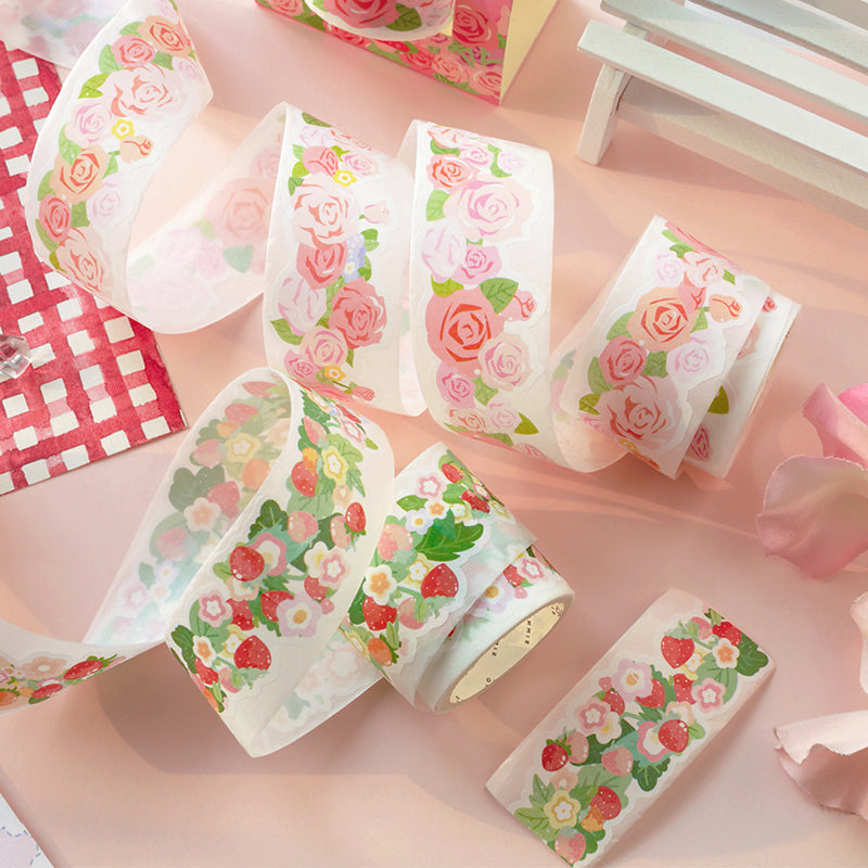 Cute Floral Decorative Border Washi Tape b4