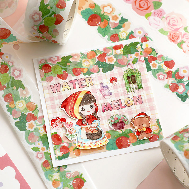 Cute Floral Decorative Border Washi Tape c2