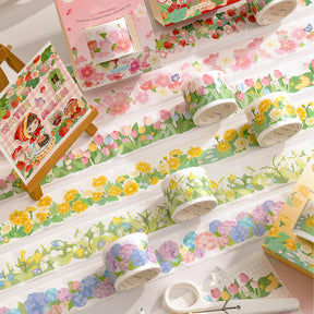 Cute Floral Decorative Border Washi Tape c