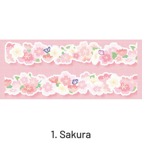 Cute Floral Decorative Border Washi Tape sku-1