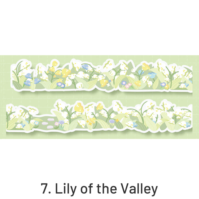 Cute Floral Decorative Border Washi Tape sku-7
