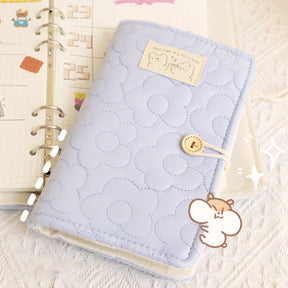 Cute Polycotton Ice Cream Color Loose-Leaf Notebook b-