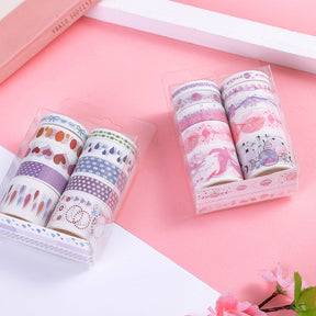 Cute Romantic Sakura Journal Deco Washi Tape Set b2