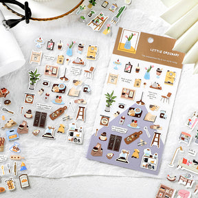 Daily Objects Small Designs Self-Adhesive Stickers b2