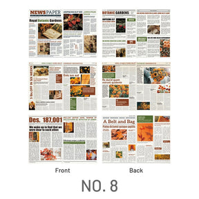 Daily Series Double Sided English Newspaper Material Paper 11
