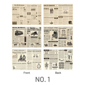 Daily Series Double Sided English Newspaper Material Paper 4