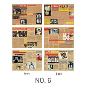 Daily Series Double Sided English Newspaper Material Paper 9