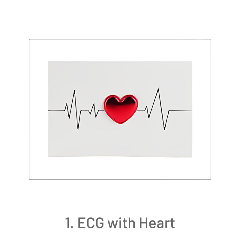 Valentine Heart stamps, Conversation #1, 6 designs, Digital STL