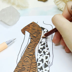DIY Tape Clothing Design Sketchbook 6