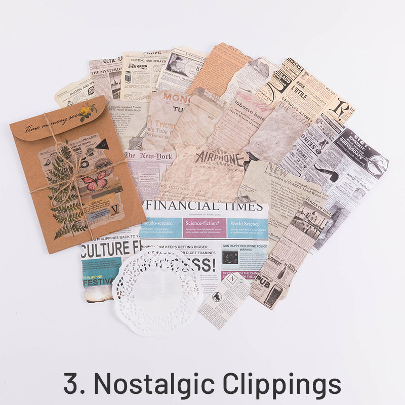 Memory Backing Paper Retro Kraft Paper Pack for Scrapbook Memory Making | Stamprints