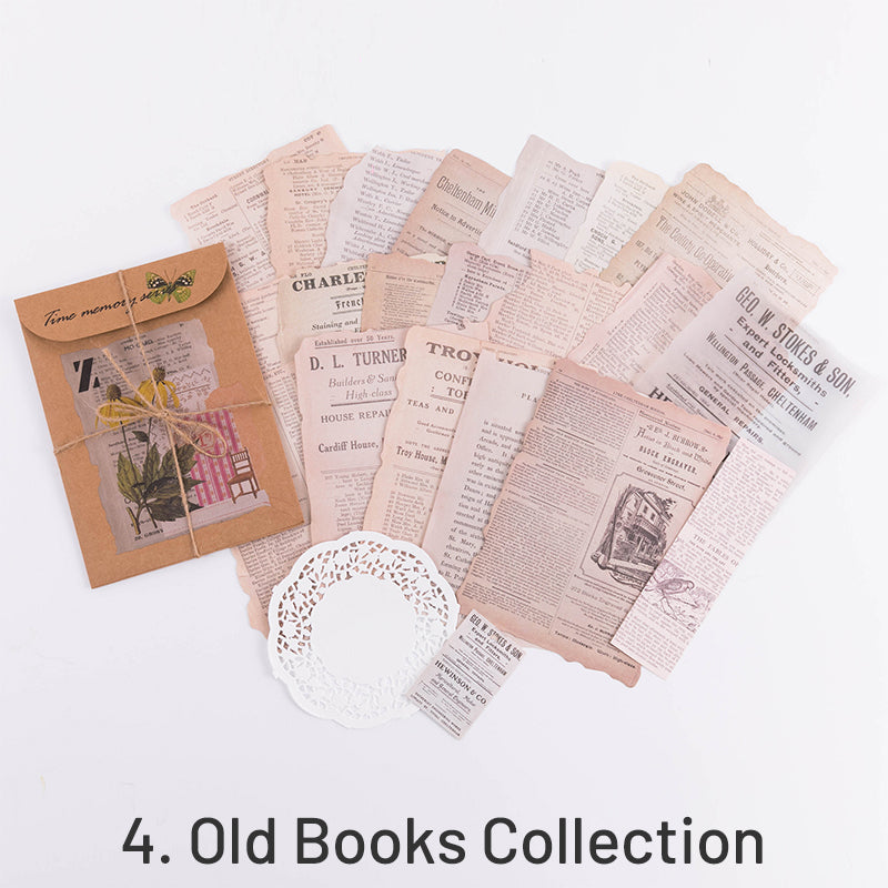 Vintage Scrapbook Sheets Digital Paper, Stained Pages, Old Ephemera,  Antique Paper, Handwritten Letter, Botanical Flower, Junk Journal Paper -   Norway