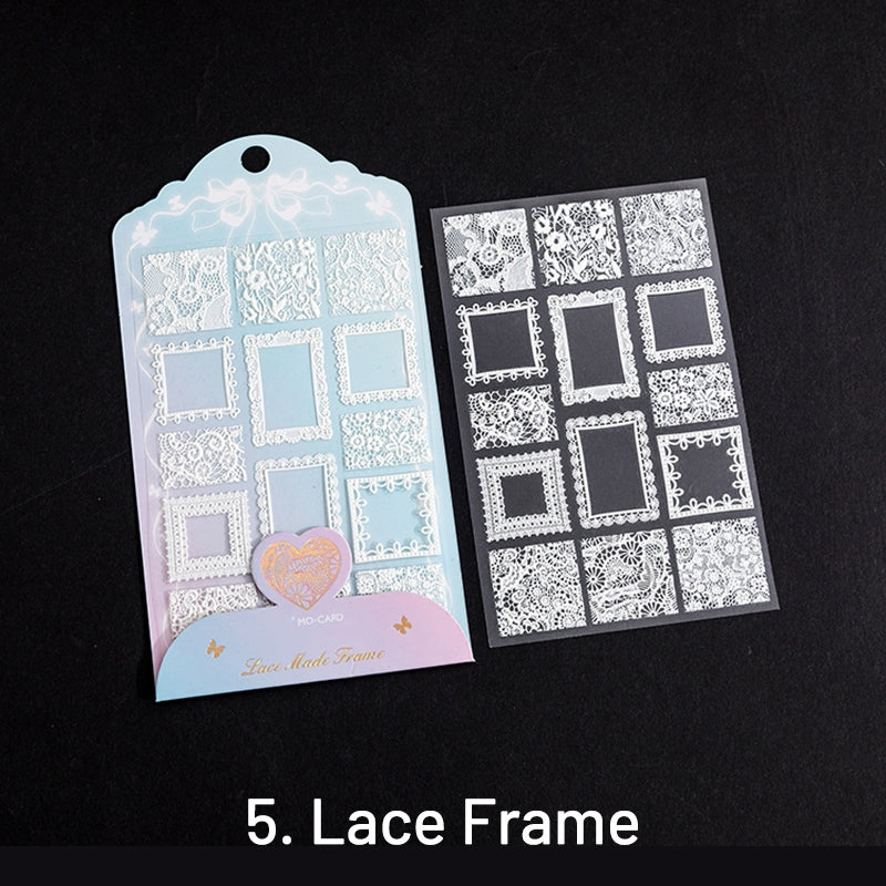 Dreamland Garden 5D Embossed Vintage Lace Decorative Stickers sku-5