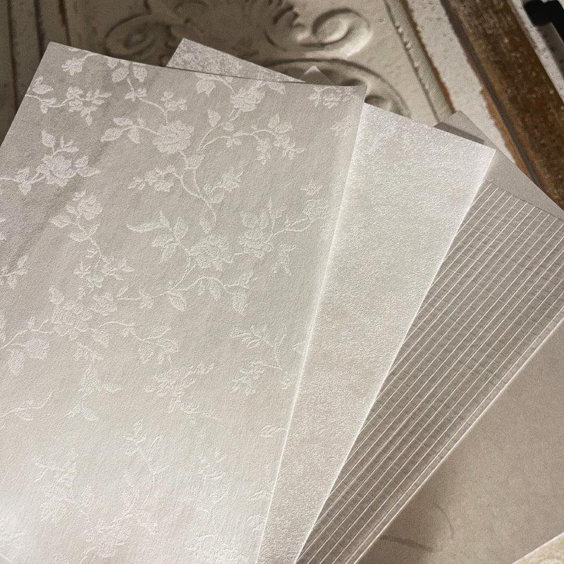  Embossing Texture Scrapbook Paper Junk Journal Background  Paper b1-原