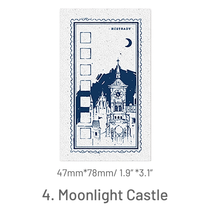 Fairytale Castle Rubber Stamp sku-4