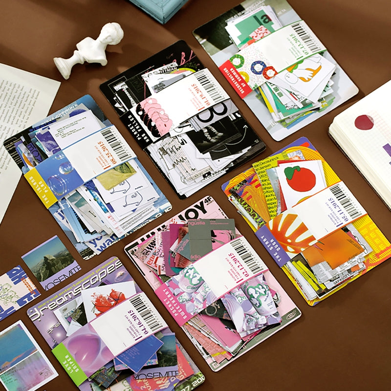 Magazine Washi Stickers Card Set | Trendy Planner Decor